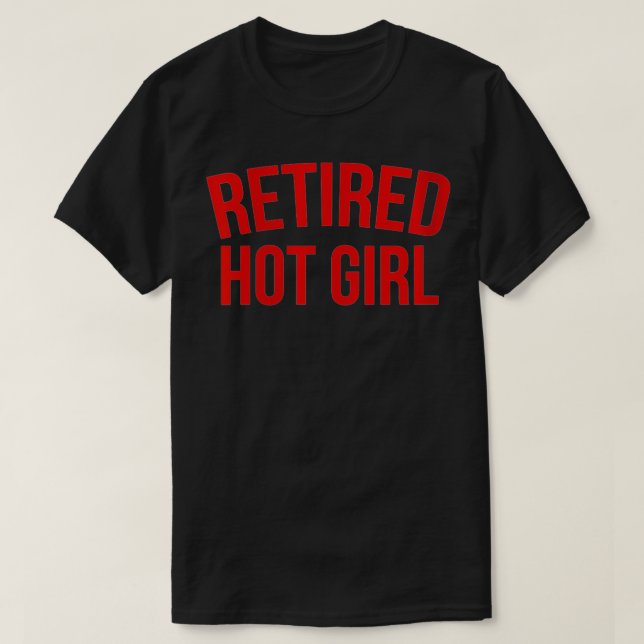 Frauen pensionierten heiße Mädchen VNeck T-Shirt (Design vorne)