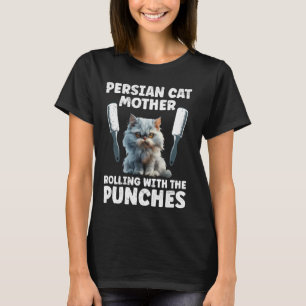 Frauen PERSERKATZE MUTTER ROLLT MIT SCHLÄGEN Lusti T-Shirt