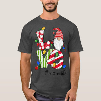 Frauen Personalisierte Liebe Momolife Candy Gnome  T-Shirt