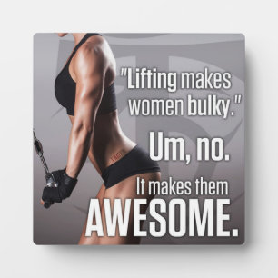 Frauen Phantastisch machen - Training Motivierend  Fotoplatte
