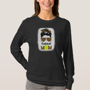 Frauen Pickleball Mama Mama Leopard Print Women Ma T-Shirt
