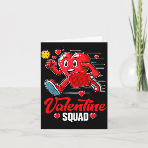 Frauen Pickleball Valentins Squad Herz Pickleball Karte