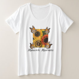 Frauen Plus Größe T-Shirt Monarchie Wahnsinn