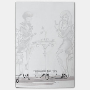 Frauen Post-it Klebezettel