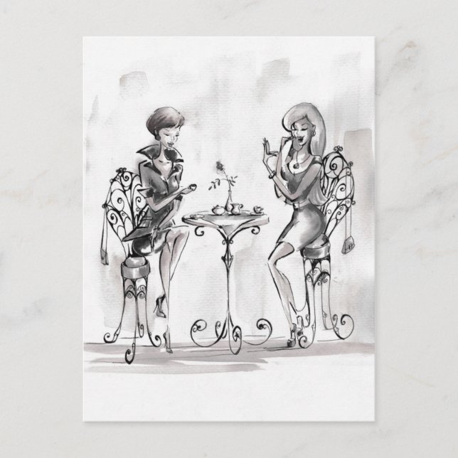 Frauen Postkarte (Vorderseite)