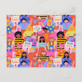 Frauen Postkarte