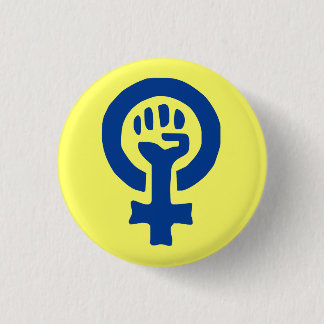 Frauen-Power-Knopf Button