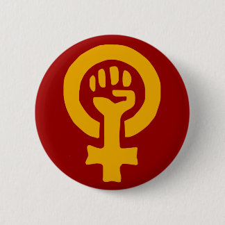 Frauen-Powerknopf Button