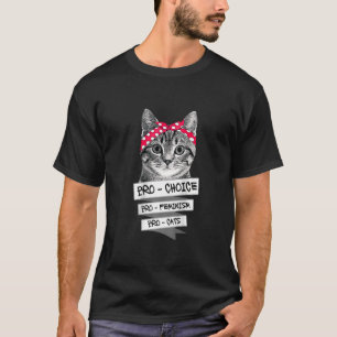 Frauen Pro Choicefeminismcats Feministin Priester T-Shirt