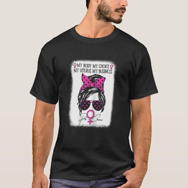 Frauen pro Wahl mein Körper meine Wahl Mein Uterus T-Shirt (Vorderseite)