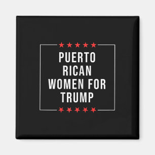 Frauen puerto-ricanische Frauen für Trump Magnet