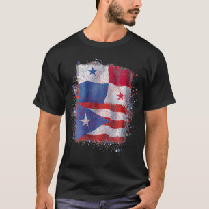 Frauen Puerto Rico Panamaische Liebe VNeck T-Shirt