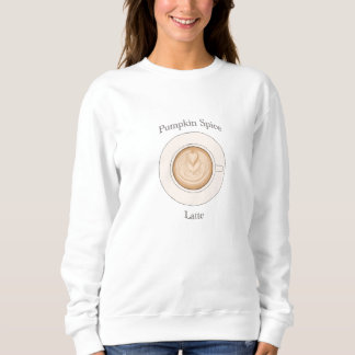 Frauen Pumpkin Spice Latte Sweatshirt