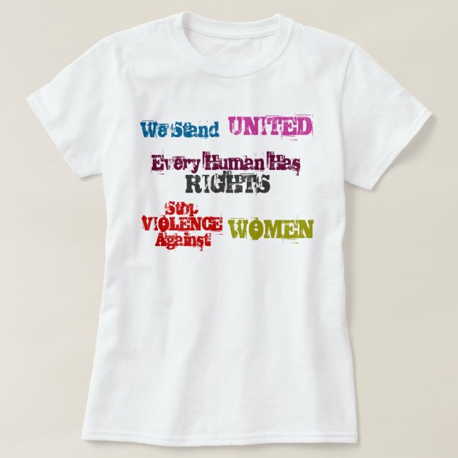 Frauen-Rechte T-Shirt (Design vorne)
