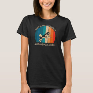 Frauen Retro Alaskan Malamute Dog Design for Grand T-Shirt