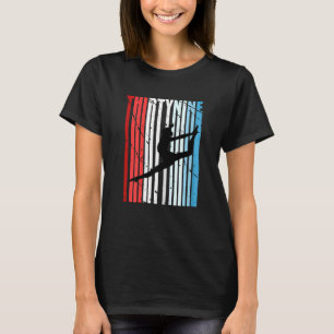 Frauen Retro Frauen 39. Tänzerin Geburtstag Tanz L T-Shirt
