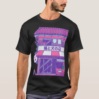 Frauen Retro Japan Kawaii Soft Anime Aes T-Shirt