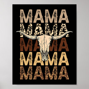 Frauen Retro Mama Funny Mütter Tagesgeschenke für  Poster