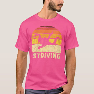 Frauen Retro Skydiving Shirt Männer Vintager Sky D