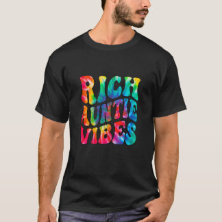 Frauen Rich Tante Vibes Tante Beste Tante Frauen M T-Shirt