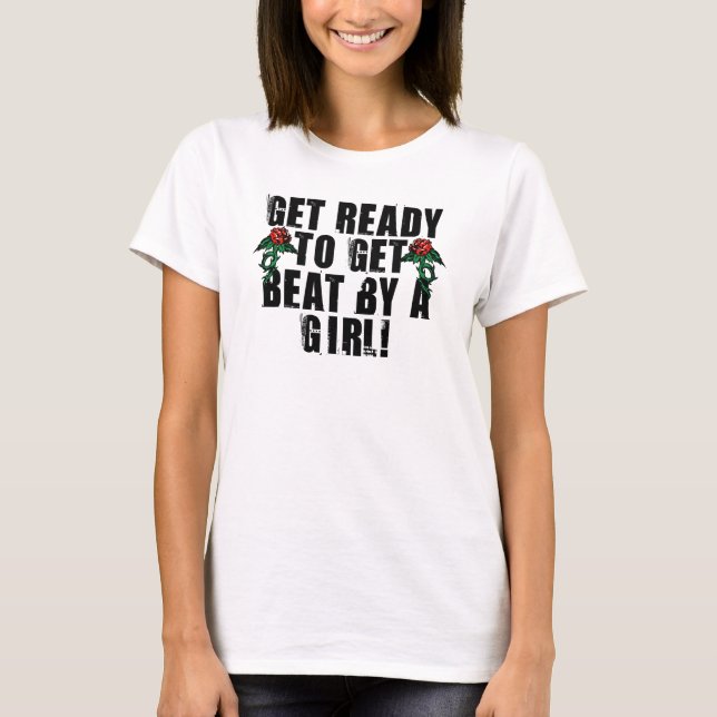 FRAUEN-RINGKÄMPFER T-Shirt (Vorderseite)