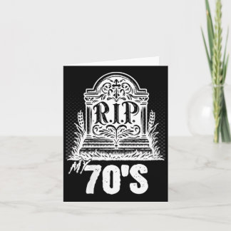 Frauen Rip 70er Jahre Lustiger Grabstein Zitat Sie Karte