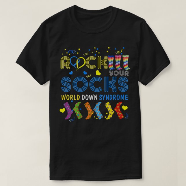 Frauen Rock Your Socks Niedlich 3-21 Trisomie 21 W T-Shirt (Design vorne)