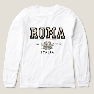 Frauen Roma Italia Est 753 BC Langarm Tri-Blend Shirt