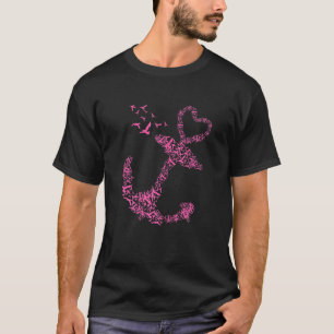 Frauen rosa Herzklopfen T-Shirt
