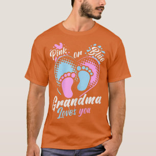 Frauen Rosa oder Blau Oma Lieben Sie Geschlecht ze T-Shirt