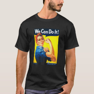 Frauen Rosie The Riveter We Can Do It! Frauen Fem T-Shirt