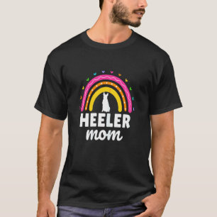 Frauen Roter Blue Heeler Mutter Regenbogen Austral T-Shirt