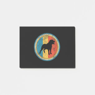 Frauen Rottweiler Hund Lover gestört Post-it Klebezettel