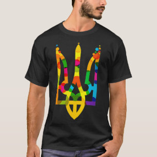 Frauen Ruhm in der Ukraine Trident kyrillische Far T-Shirt