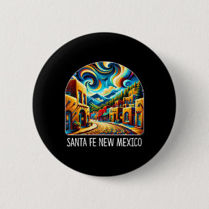 Frauen Santa Fe New Mexico - Expressionismus Kunst Button