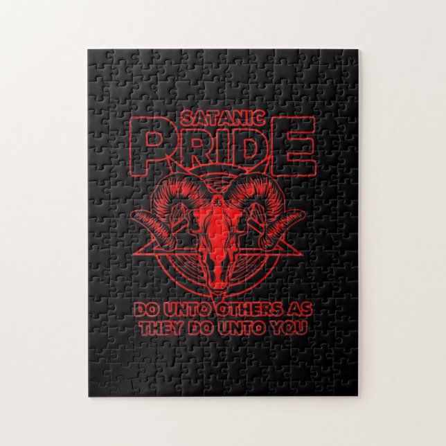 Frauen Satanic Pride Satanismus Pagan Ziege Satan (Vertikal)