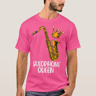 Frauen Saxophone Jazz Musikgeschenk Frauen Saxopho T-Shirt
