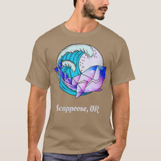 Frauen Scappoose oder japanisch Paint Geometric Or T-Shirt