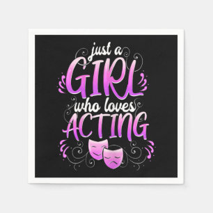 Frauen Schauspielerin Girl Schauspiel Broadway Mus Serviette