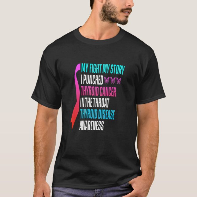 Frauen Schilddrüsenkrankheit Unterstützung Sensibi T-Shirt (Vorderseite)