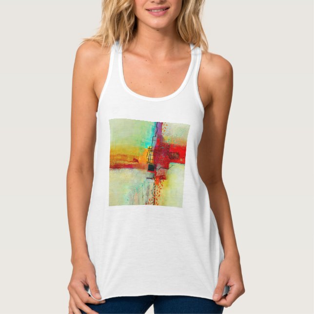Frauen Schmales Racerback Tank Top (Vorderseite)