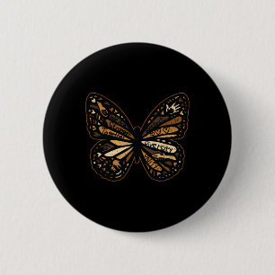 Frauen Schmetterling Schwarze Geschichte Monat Män Button