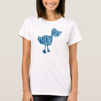Frauen-Schnitt-Pelikan-Shirt