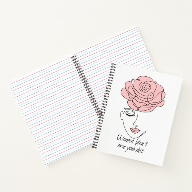 Frauen schulden dir kein Notebook Notizbuch (Innenseite)