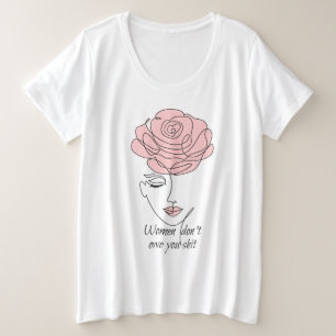 Frauen schulden dir kein Plus-Shirt Große Größe T-Shirt