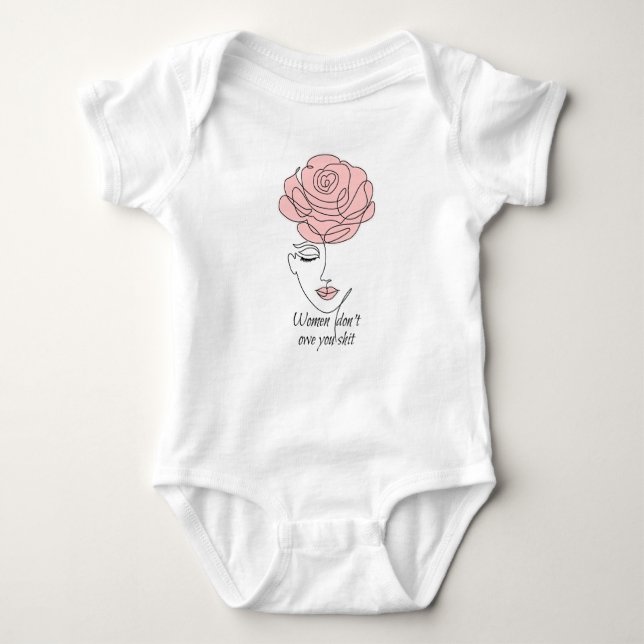 Frauen schulden dir keinen Baby-Bodysuit Baby Strampler (Vorderseite)