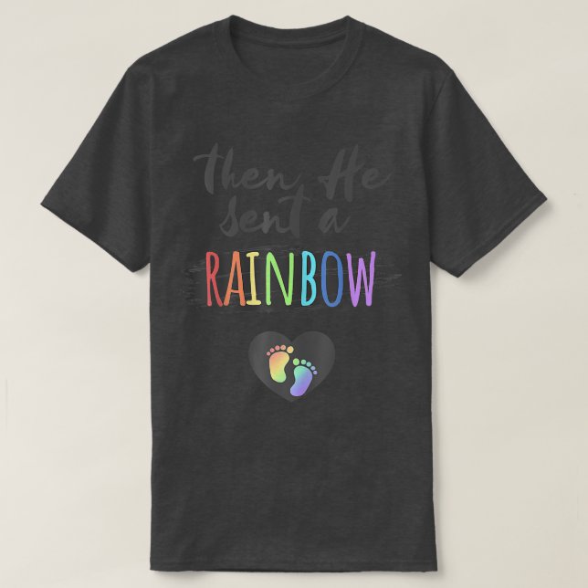 Frauen schwanger Geschenk von Gott dann sandte er  T-Shirt (Design vorne)