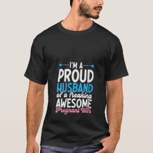 Frauen Schwangerschaft Ankündigung neuer Dad Ehema T-Shirt