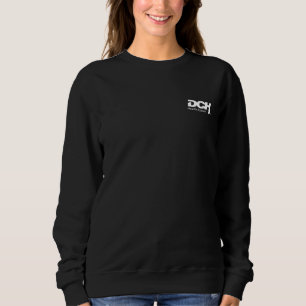Frauen - Schwarz - Sweater - DCH Weißes Logo Sweatshirt
