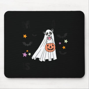Frauen Schwarz-Weiß Border Collie Boo Hund Mousepad